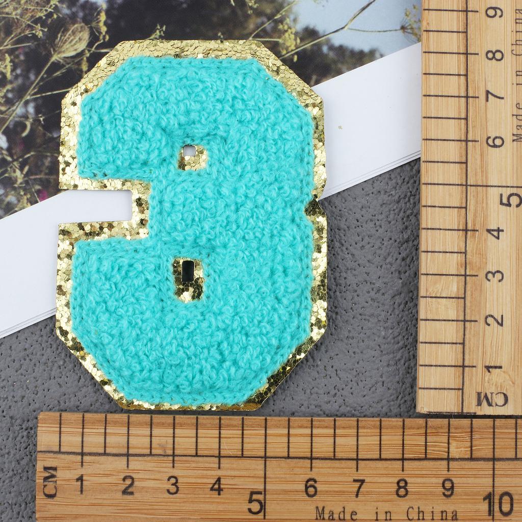 Mixed Color English Alphabet Embroidery Cloth Sticker Digital Towel Embroidery Computer Embroidery Stamp Clothes Smiley Face Patch Sticker