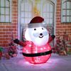Christmas Cute Light String Decorations LED Glowing Snowman Light IP65 Waterproof Folding Ornament Lantern for Home Xmas Decor
