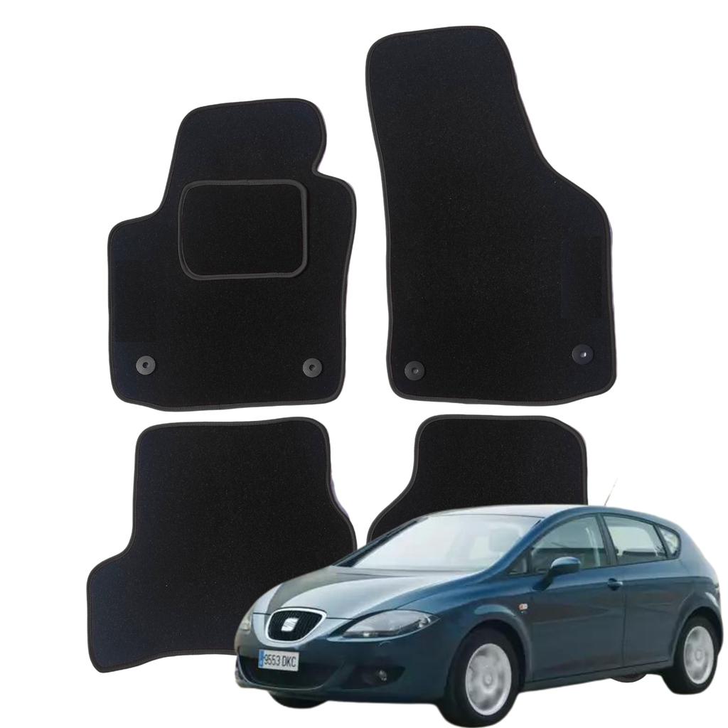 Seat leon 2 2005-2012r. dywaniki welurowe maty do auta wycieraczki b