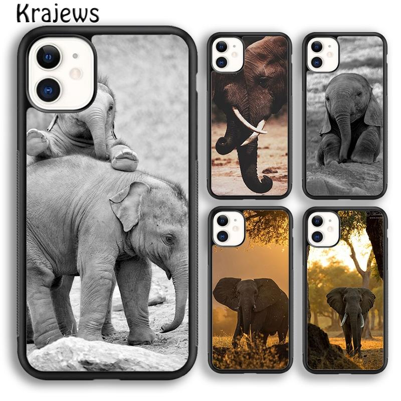 Elefantenliebe Zuneigung Natur Handyhülle Cover Für iPhone 17 Air 16 15 14 plus 12 13 pro max coque Fundas