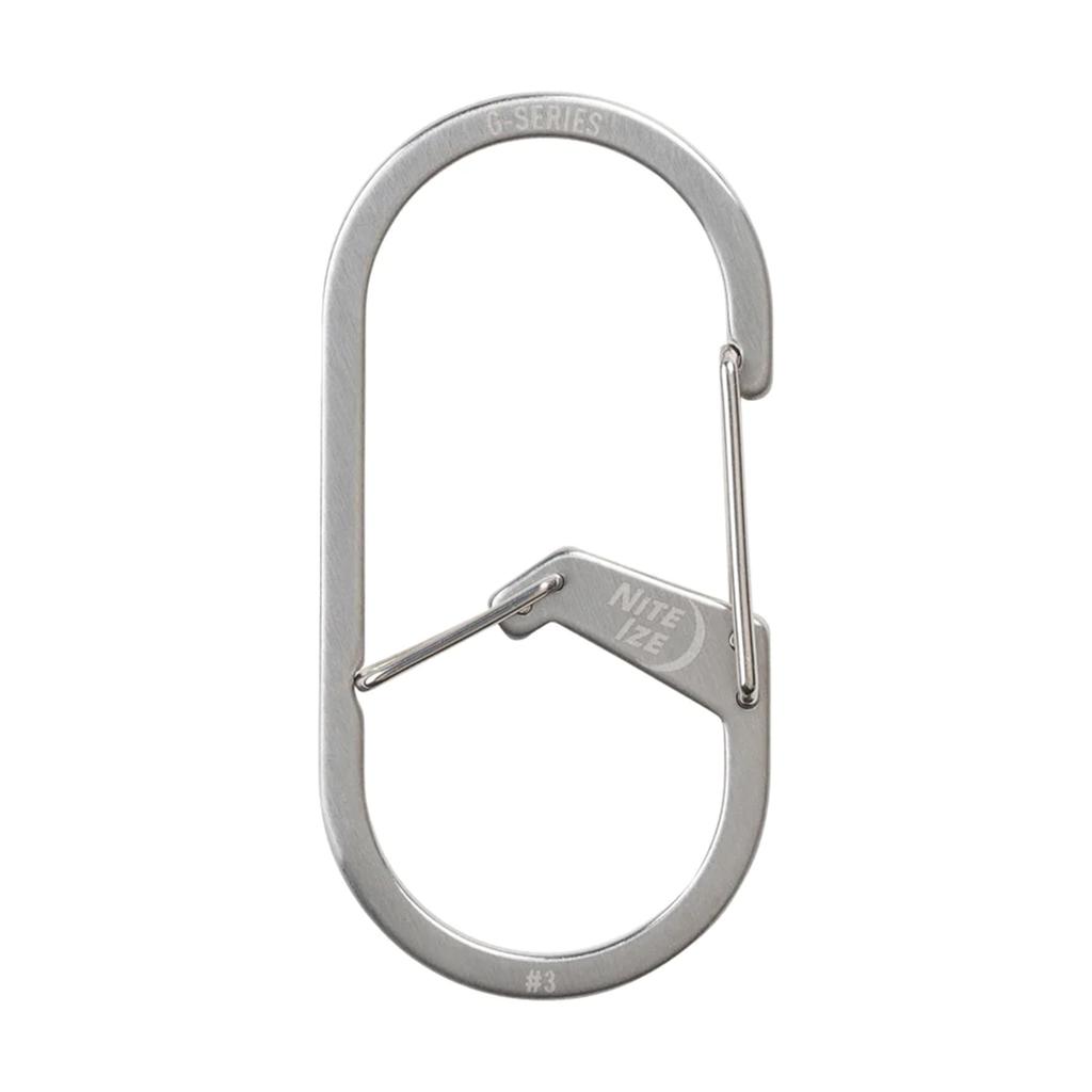 NITEIZE G Carabiner #3 Stainless Silver Small