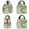 GleasonFlat Earth Map Research Flat Earth Insulated Lunch Bag for Kids School Cooler Thermal Food Box Tote Leakproof