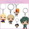 Mha Funko Pop Keychain Pendant Todoroki Bakugo Deku All Might