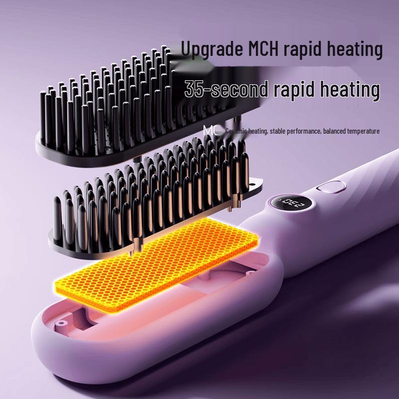 LISM Multifunctional Hair Straightener & Curler Comb