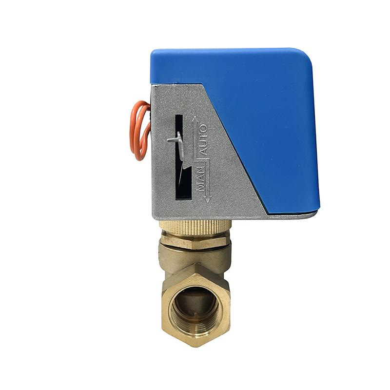 1/2'' 2 Way Electric Shut-off Valve 220V Brass Motorized Valves 2 Wire Fan Coil Air Conditioning Water Switch