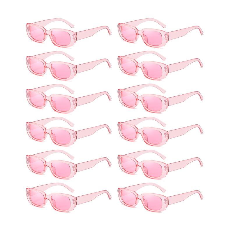 12 Pairs Per Set Fashion Brand Designer Shades New in Women Trends Sunglasses Multi Color Decoration Lady Sun Glasses