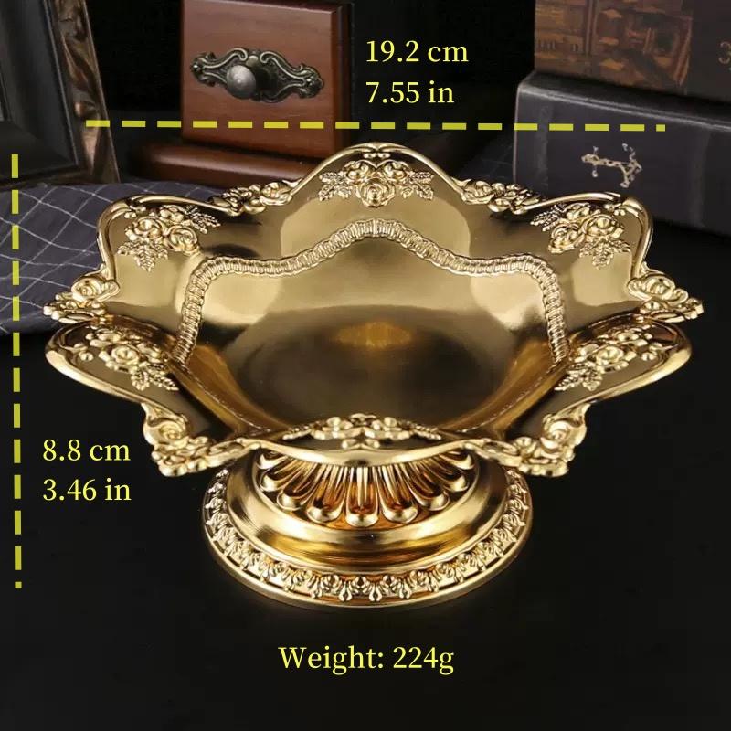 

Маленький металлический поднос для фруктов, домашний высокий поднос для гостиной, журнальный столик, тарелка для закусок в виде Будды, кухонный органайзер 7.55 in