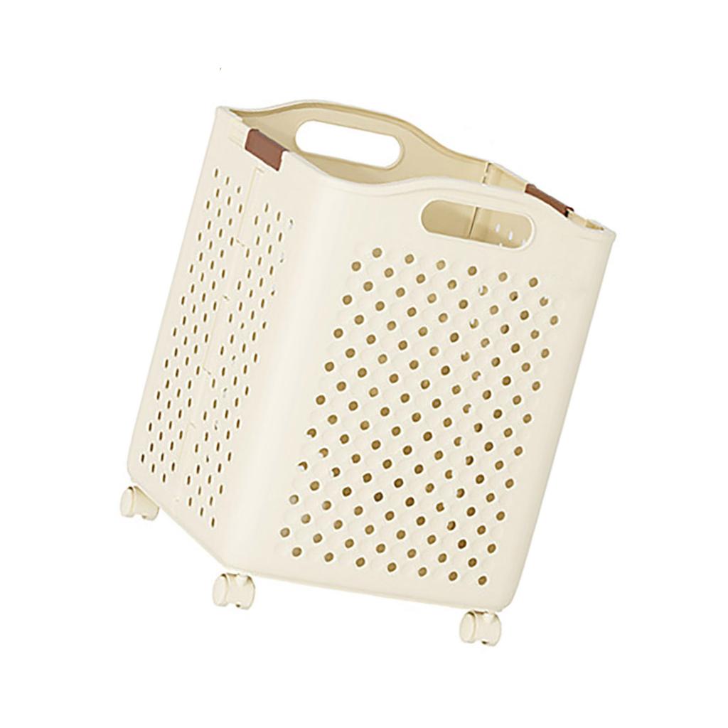 Multipurpose Portable Laundry Hamper with 4 Wheels Folding Clothes Storage Solution for Efficient Home Organization