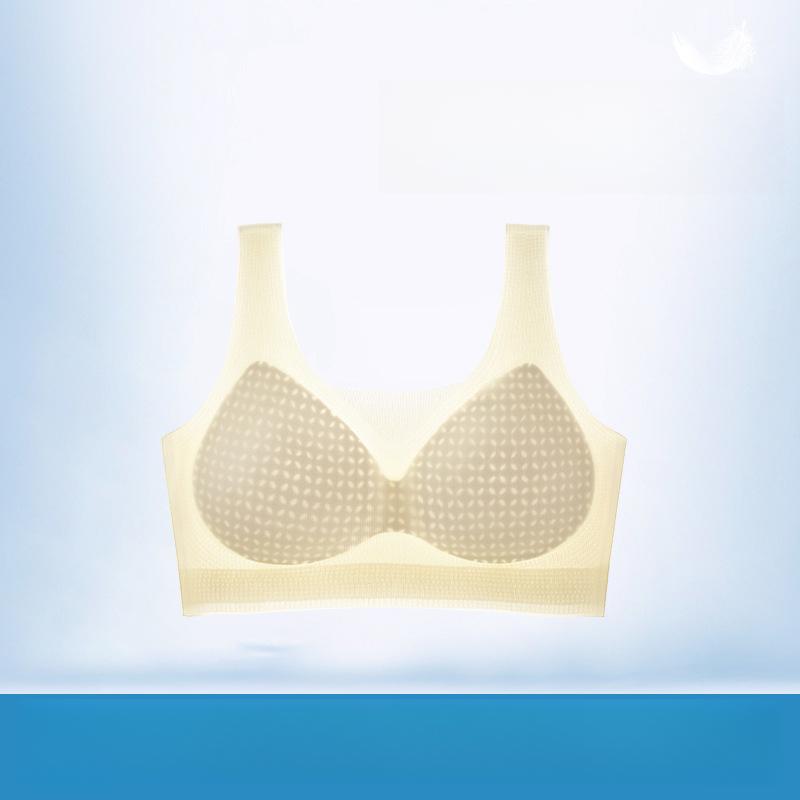 Breathable and Seamless Bra Women's Beautiful Back Underwear Women's Thin Frameless Vest Sports Bra Push Up Bra
