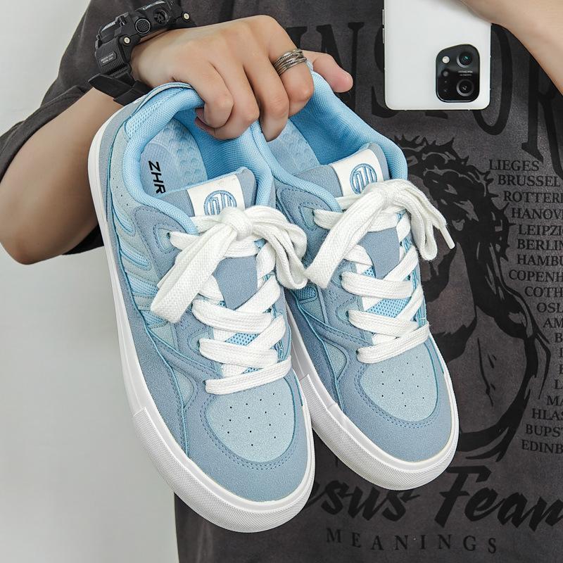 

2025 осень новые мужские и женские кеды для скейтборда ретро пара спортивная повседневная обувь мальчики хлебные туфли мужская обувь трендовая обувь 39 (female)