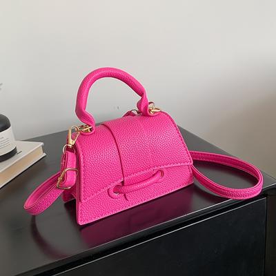 Trendy Niche Design Handbag, Women Mini Crossbody Bag, Fashion Top Handle Square Purse