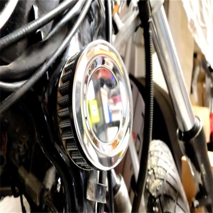 Motorcycle Scooter Air Filter 48mm-52mm Cleaner For Honda Yamaha SR400 Kawasaki