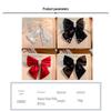Diamond Bow Spring Clip Headdress - Korean Style Black Hairpin for Adults