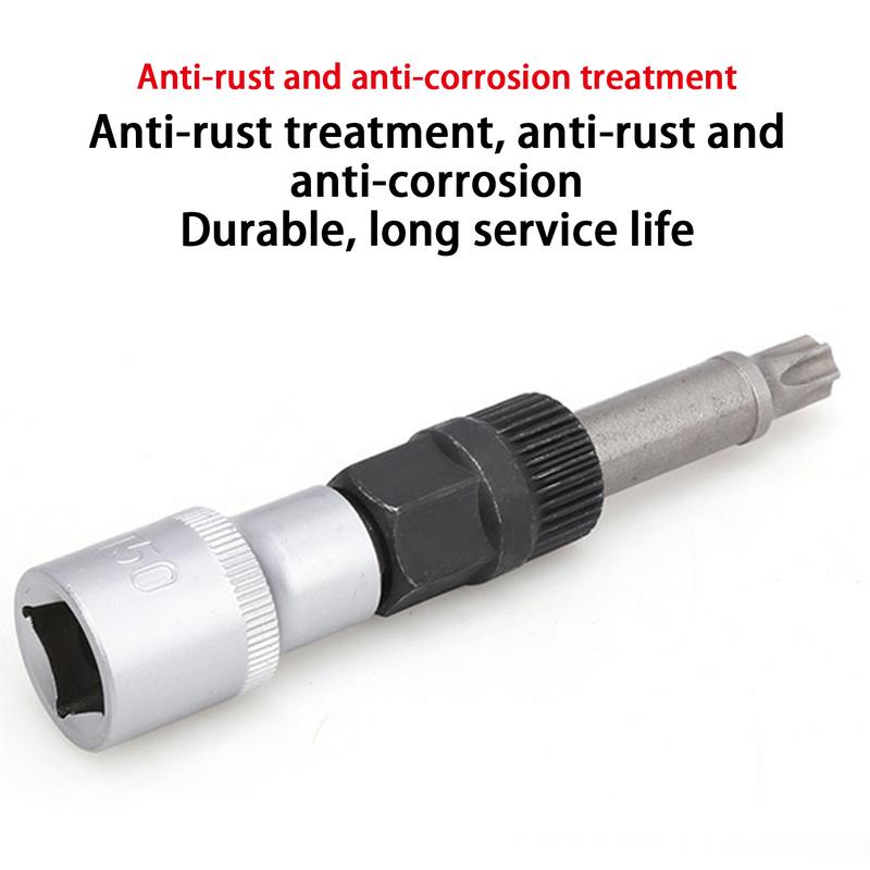 Luftdruck Sternnüsse 1/2 Zoll Schraubenschlüssel Bohrer Stahl-Steckschlüssel Bit Ergonomischer Griff Stern Maschinenreparatur Schwerlast-Entfernerwerkzeug