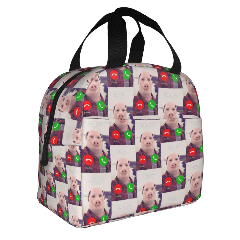 Italian Brainrot Lirili Larila Insulated Lunch Bag for Women Resuable Funny Meme Cooler Thermal Bento Box School