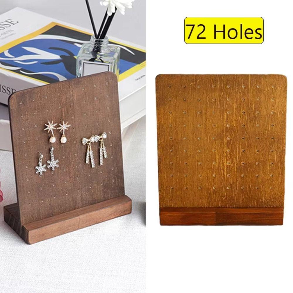 Wooden Wood Earring Stands Earring Organizer Earrings Display Stand  Jewelry Storage Rack