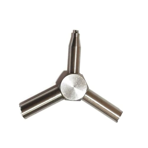 Bookwarm Valve Wrench (Stainless Steel) for Gas Magazines, Universal Triangle Wrench Force Magazine Charging Tool, Easy To Use, Compact (Black)