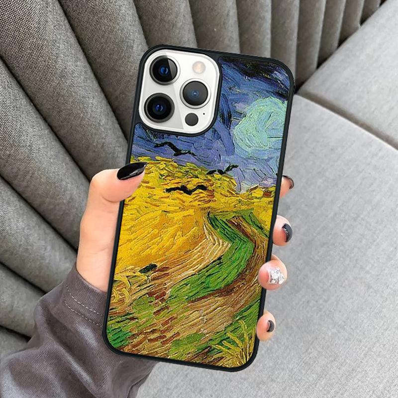 Van Gogh Starry Night Phone Case For iPhone 17 Air 16 16e 15 13 14 Pro Max 11 12 Plus 2022 MAX Shell Cover coque
