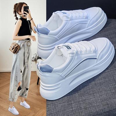 Breathable Women's Shoes, Student Running Board Shoes, Thick Soled Casual Shoes