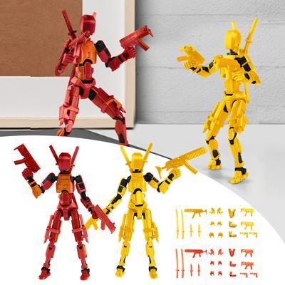 Mobile Doll Set, 3D Printed Titan Robot Mobile Doll, Posable Mobile Doll, Suitable For Collectors, Desktop Decoration