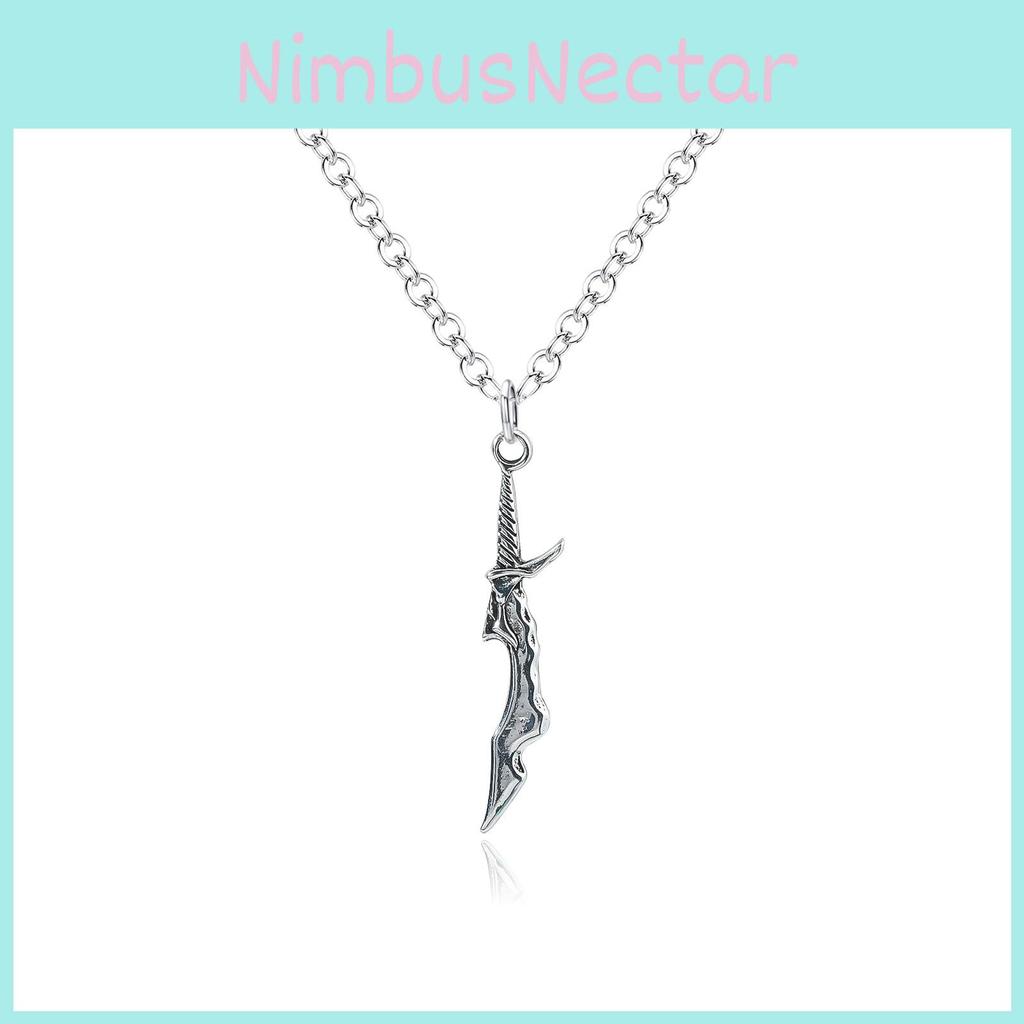 Solo Leveling Sung Jin Woo Alloy Short Blade Pendant Necklace For Cosplay Enthusiasts