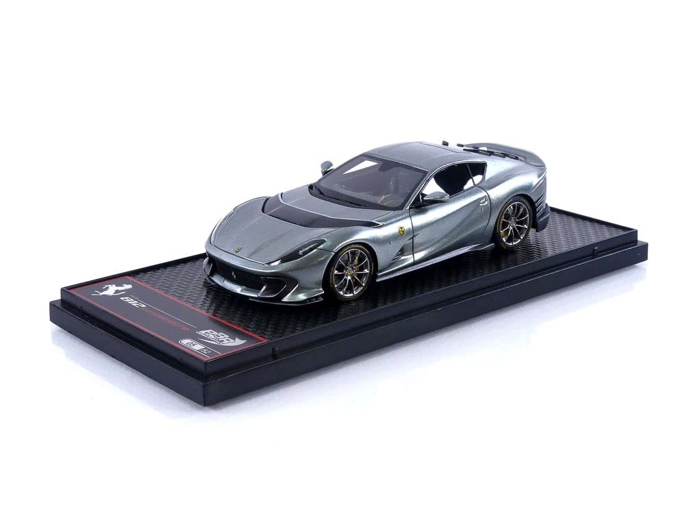 Scale Ferrari 812 Competizione 2021 Grigio Coburn Grey Metallic BBR-MODELS 1/43 - (BBRC259A3)