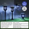 1 Pcs Solar Bug Zapper Outdoor Indoor Waterproof Mosquito Killer Lamp with White and UV Light Portable Cordless Mosquito Insect