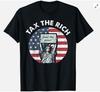 Vintage Tax The Rich Feed The Poor Flag Usa Help Unisex T-Shirt