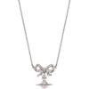 Octavie Choker With Bow Saturn Pendant - Necklace Women Necklaces Multicolor 6303039G-01P356-SM