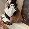 Retro Casual Large-capacity Tote Bag Women's 2025 Autumn and Winter New Fashion Trend Underarm Bag Commuter Versatile Women's Bag