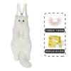 Super Cute Trendy Fashion White Cat Bag Plush Girl Backpack Pure Handmade Simulation Cat Shopping Bag Birthday Gifts For Kids