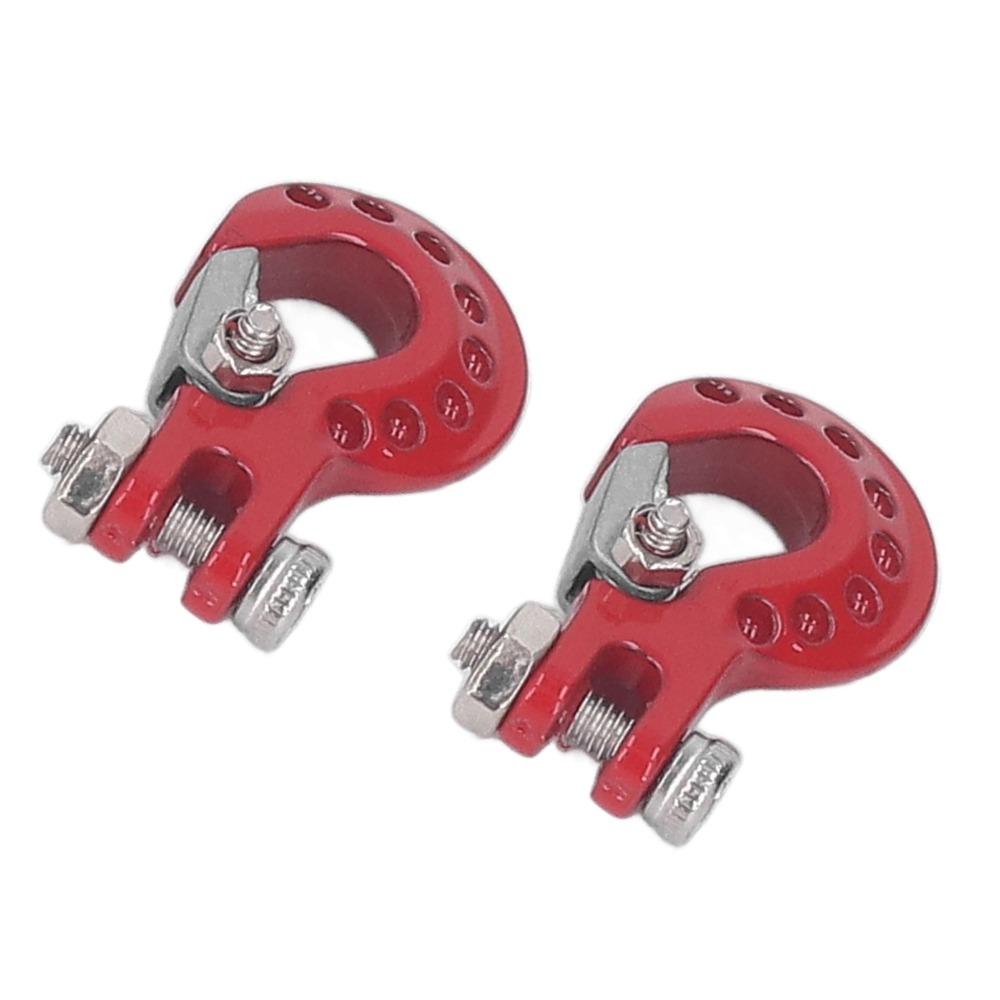 Mini Size RC Car Tow Hook Trailer Chain Set for SCX10/D90/D110/TF2/TRX4 1/10 RC Crawler Truck