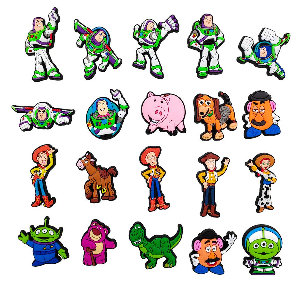 84 Exquisite Anime Shoe Charms: Soft Rubber Buckles for DIY Clogs and Cute Decorations