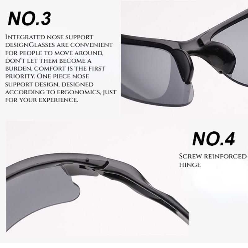 Men's Glasses Anti-Glare Polarized Sunglasses High Quality Goggles Glasses Night Vision Goggles Driver Eyewear Riding Glasses