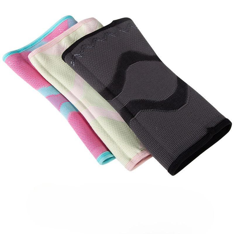 Knitted Sports Knee Pads Running Basketball Cycling Fitness Non Slip Men's and Women's Breathable Warm Nylon Knee Pads