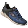 Skechers Sport Mens Versatile Comfort Wear Resistant Low Top Outdoor Functional Shoes Blue Orange 8790230-NVOR