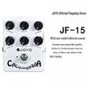 Pedal de Efeitos Overdrive & Distorção Analógico/Digital Série JF da JOYO