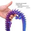 3D-Printed Twin-Dragon Ornament (22 Cm) - Articulated Cartoon Dragon-Shaped Plant Toy & Aquarium Landscape Decoration