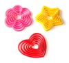 3D Christmas Tree Cookie Mold Star Heart Shape Plum Biscuit Cutter Mold Fondant Cake Decorating Mould Kitchen Baking DIY Tools