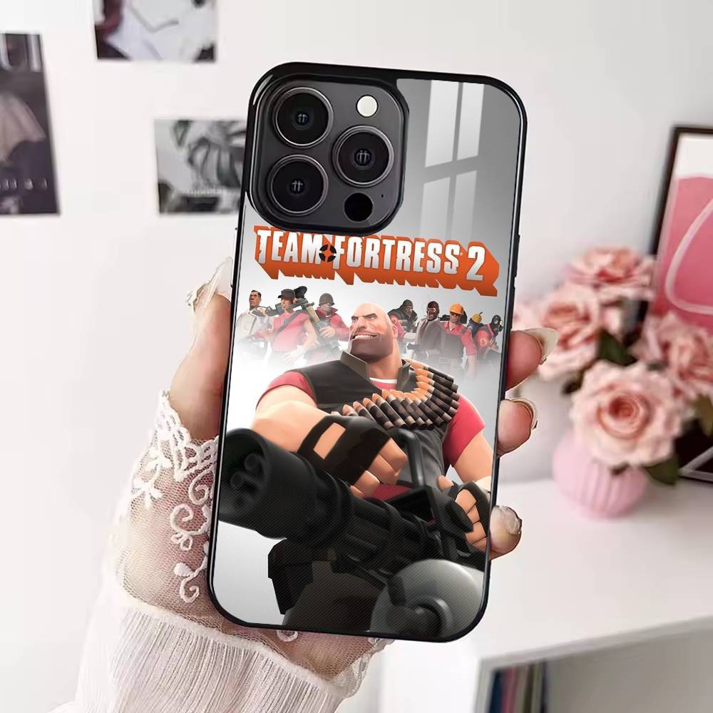 Buff Team F-Fortress 2 TF2 Phone Case For iPhone 17 16 15 14 13 12  Pro Max Plus for Magsafe Mirror Wireless Magnetic Cover