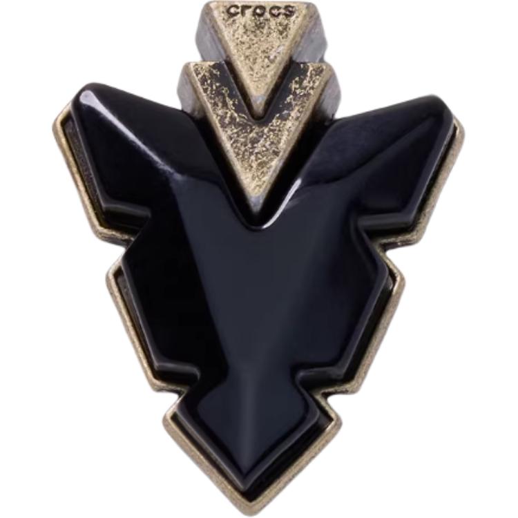 Crocs Zinc Alloy Shoe Buckles Unisex Black/Gold 10018462