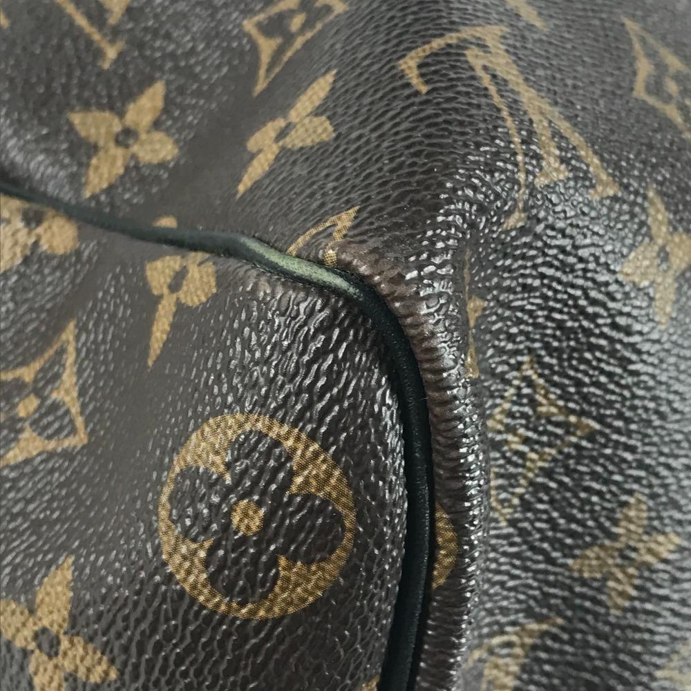 Louis Vuitton M56711 MonogramMacassar Keepall-Bandouliere45 Shoulder Travel Bag