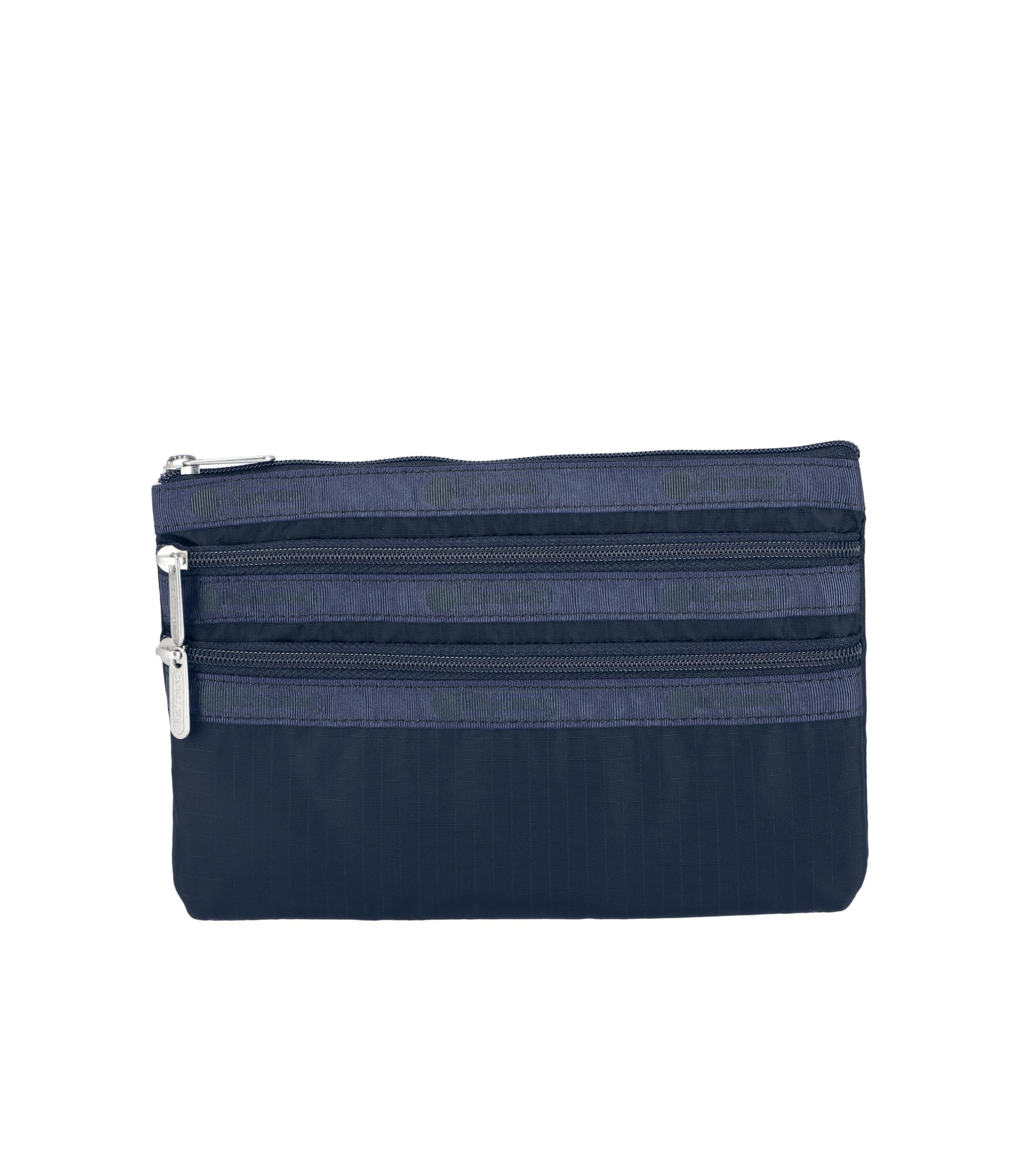 

Pouch 3ZIP Deep Sea Blue [LeSportsac] [Official] COSMETIC/7158