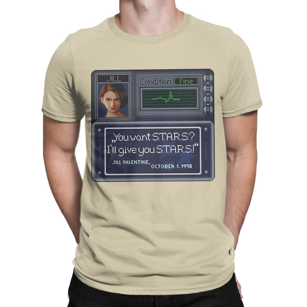 rResident Evil Pixel Art Funny 100 Cotton TShirt rResident Evil CODEVeronica Tops Tees For Unisex