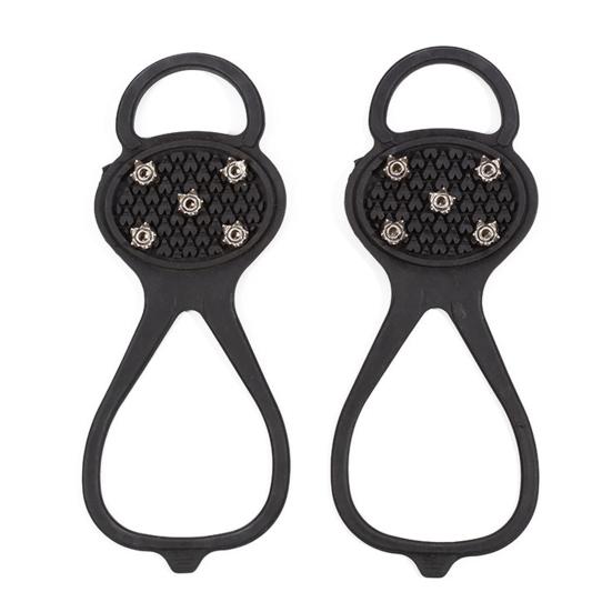 

1 Pair Ice Cleats Shoes Crampons with 5/10 Studs Men Women Winter Outdoor Walking Ice Snow Traction Grips Non-slip Shoes Boot Spikes Grippers A