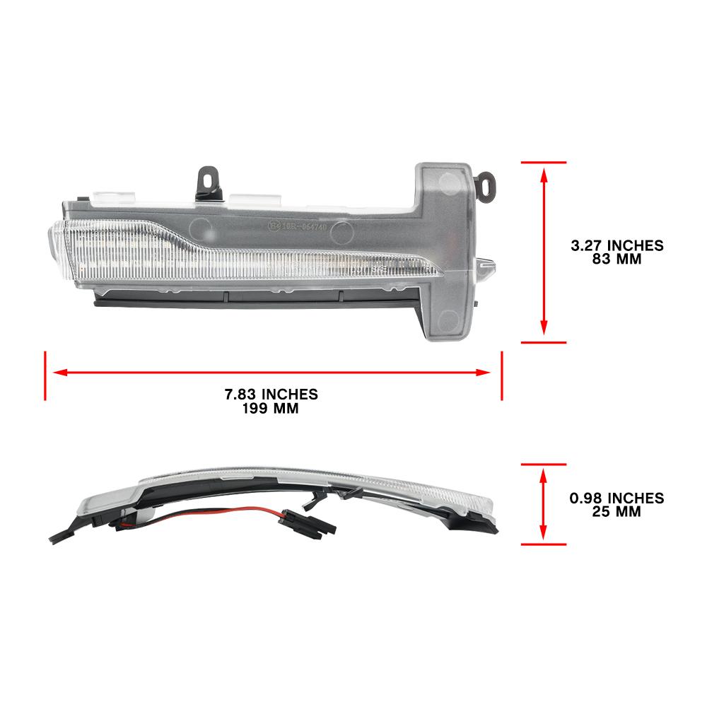 

Для Volvo XC60 2014 2015 2016 2017 последовательные светодиодные поворотники бокового зеркала заднего вида динамические указатели поворота 31371878/79 чистый