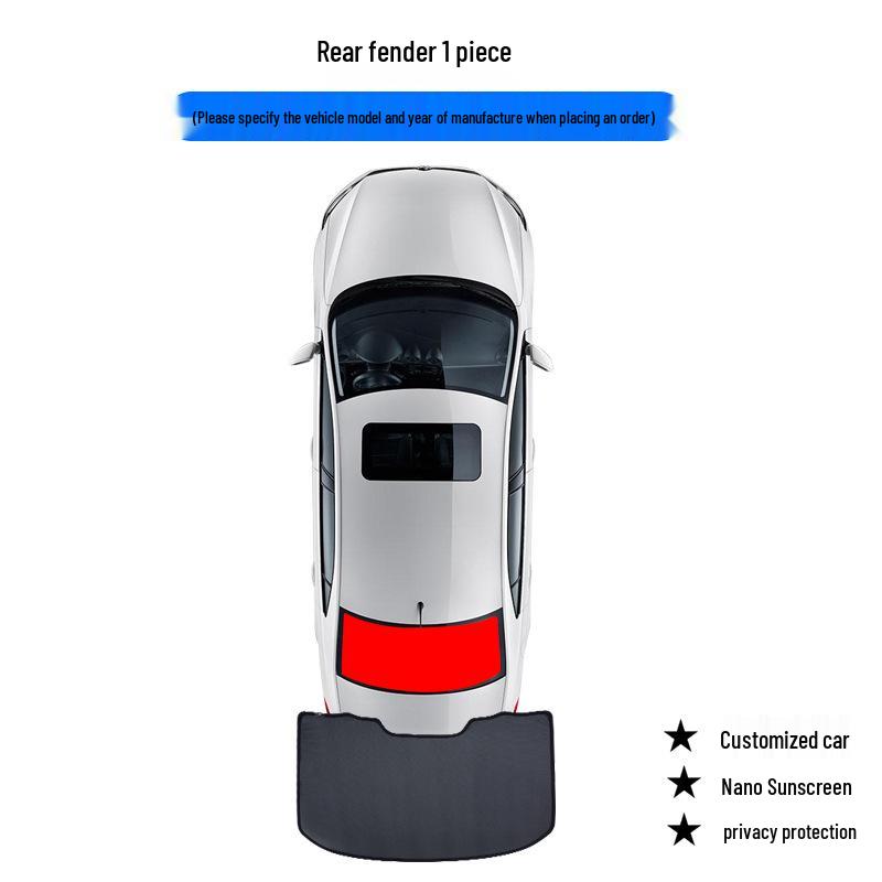 Magnetic Car Window Curtains: Sun Shades & Mosquito Repellent, Heat Insulation, Sun Block, Custom Fit for Specific Models, Free Shipping