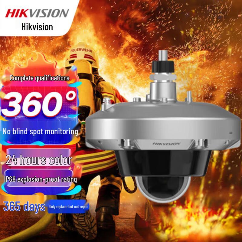 

Hikvision Explosion-Proof POE Dome Camera CN plug (adapter included)