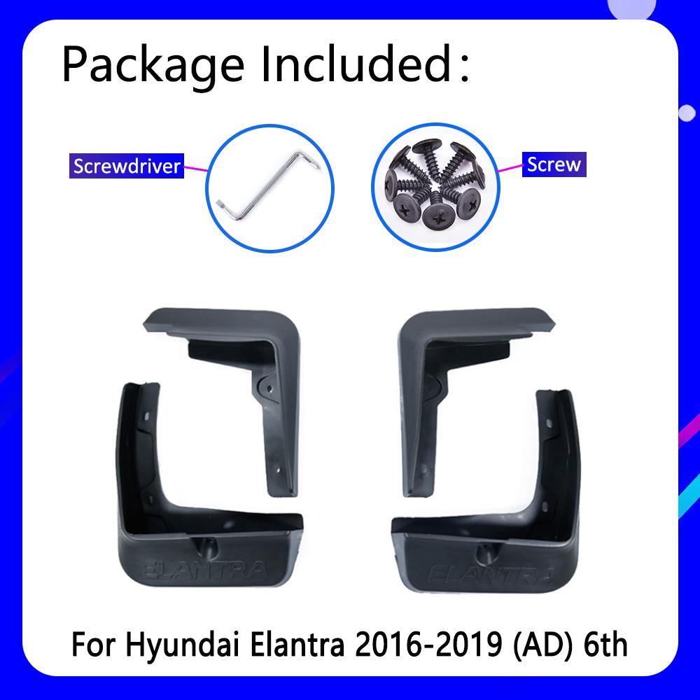 Mudguards Fit For Hyundai Elantra Avante AD 2016- 2017 2018 Car Accessories Mudflap Fender Auto Replacement