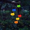 Halloween Solar Pumpkin Wind Chime: Seven-Color Changing Garden Light Decor
